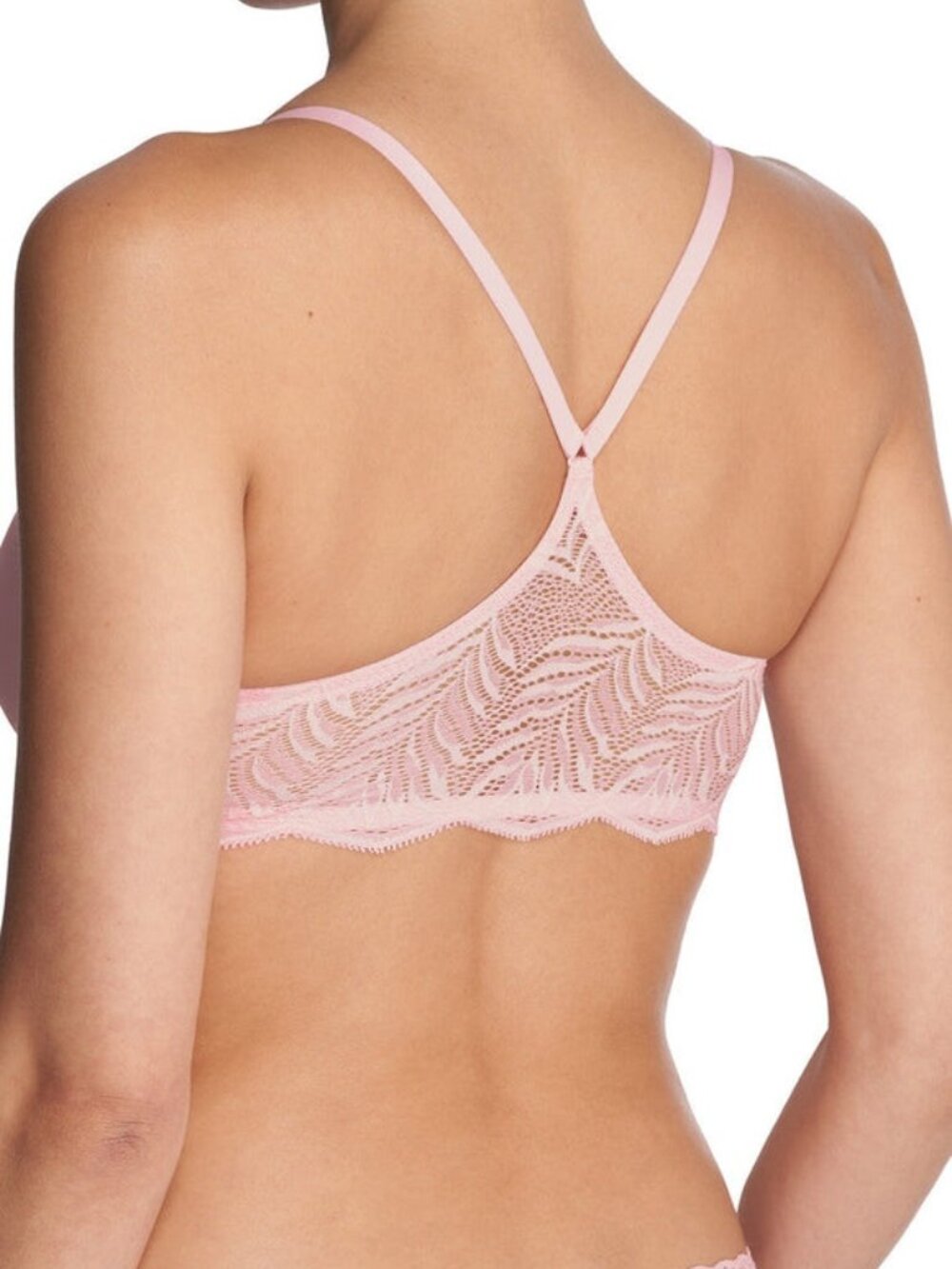74$ NATORI Lush Front Close Contour Underwire Bra Size 32 D Pink